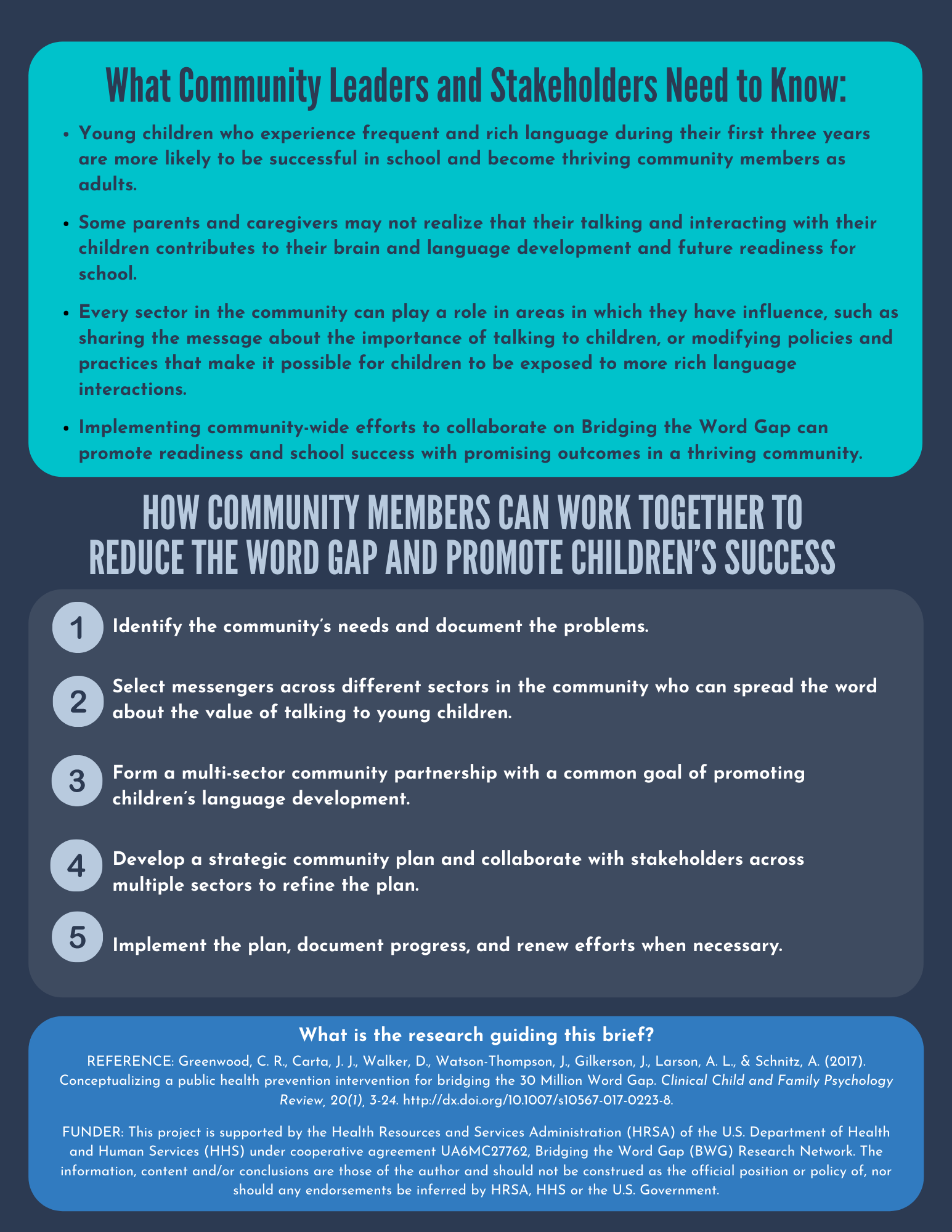 Community Action Plan Brief